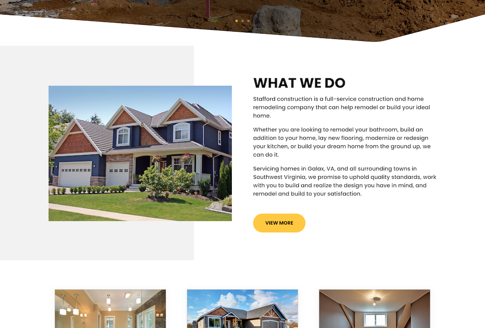 Construction And Remodeling Website