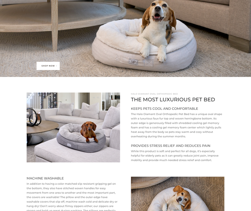 Luxury Dog Bed Sales