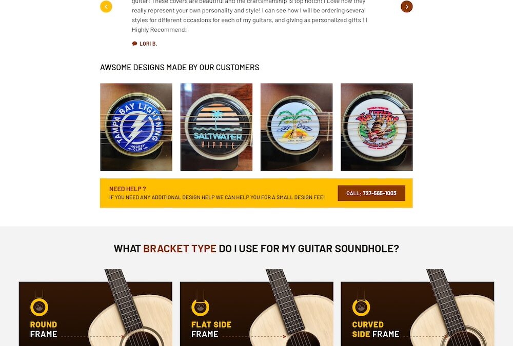 Acoustic Guitar Soundhole Covers Website