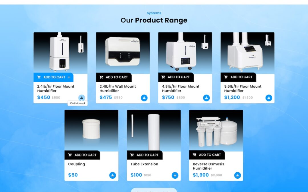 Commercial Humidification Systems Website