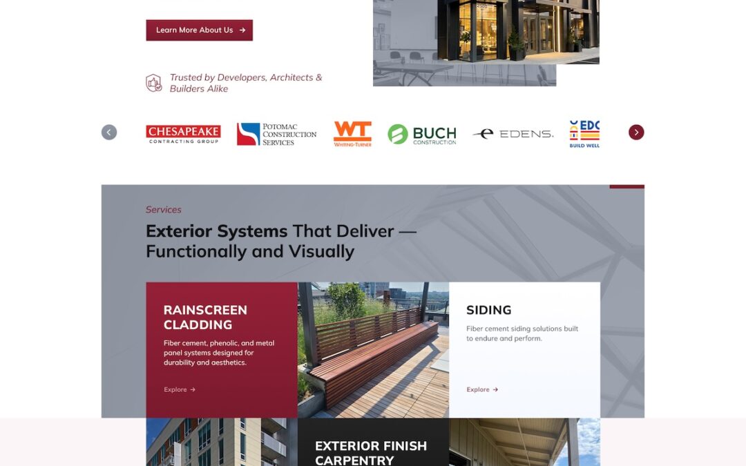 Commercial Exteriors website