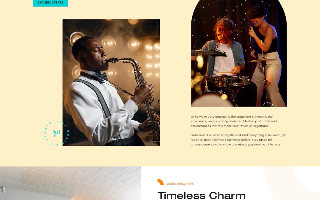 Boutique Hotel website