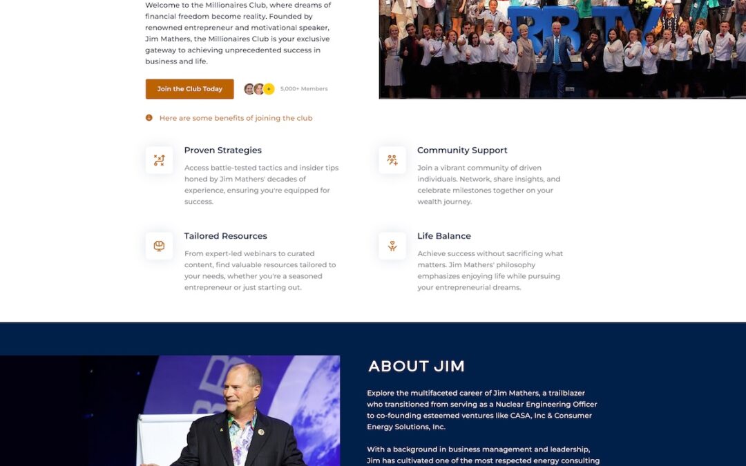Motivational Speaker website